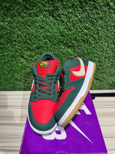 Nike SB Dunk Low Pro PRM Seattle Supersonics Sz 13