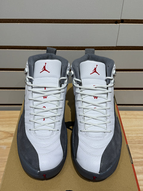 Jordan 12 Retro White Dark Grey Sz 11
