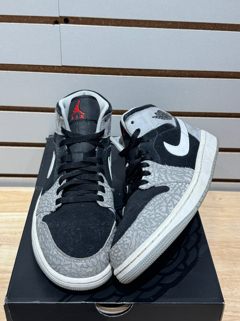 Jordan 1 Mid SE Elephant Print Sz 9.5