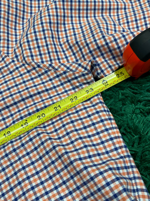 Polo Ralph Lauren Shirt Orange/Blue Checked Button Down