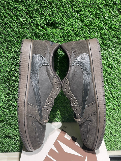 Jordan 1 Retro Low OG SP Travis Scott Velvet Brown Sz 12