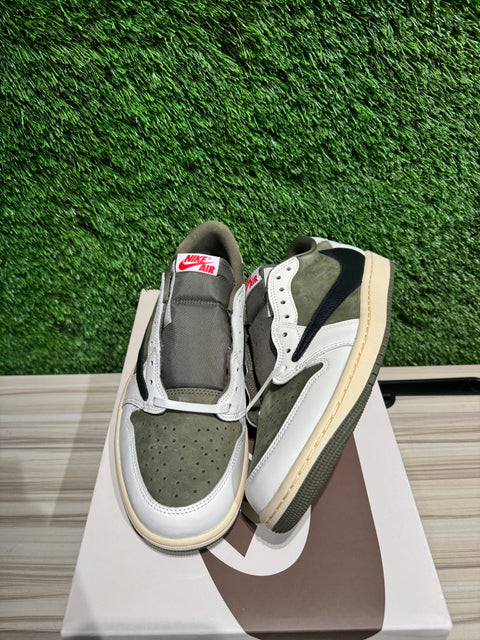 Jordan 1 Retro Low OG SP Travis Scott Medium Olive Sz 10