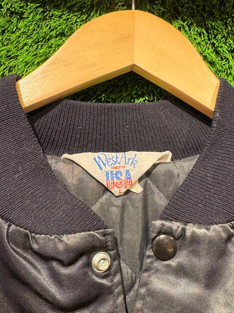 VTG Made in USA West Ark Bomber Jacket Sz L