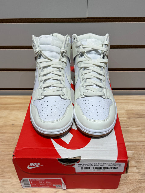 Nike Dunk High Sail Gum (Women's) Sz 5.5Y/7W
