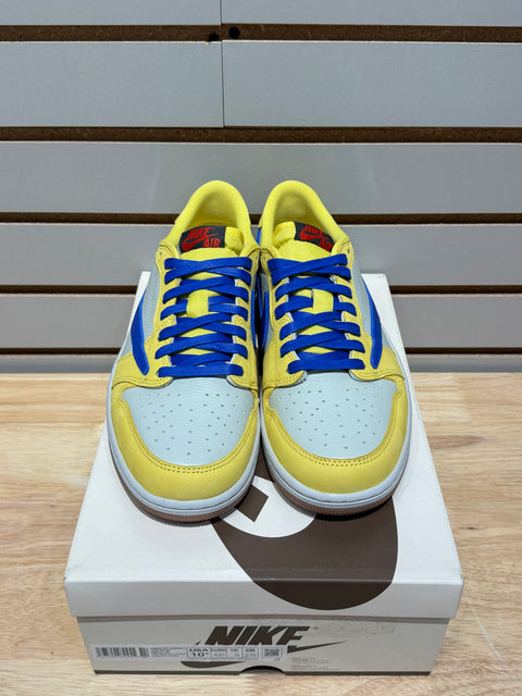Jordan 1 Retro Low OG SP Travis Scott Canary (Women's) Sz 9M