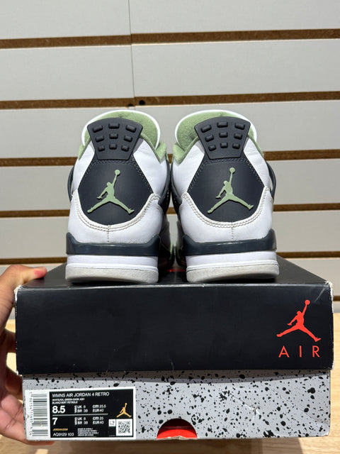 Jordan 4 Retro Seafoam (Women's) Sz 7M / 8.5W
