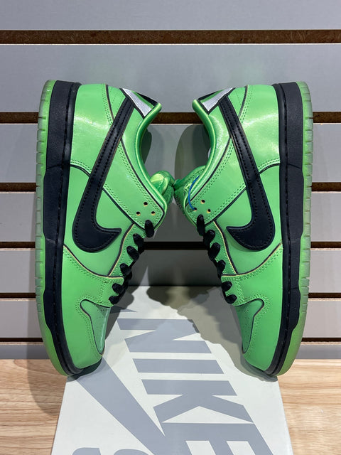 Nike SB Dunk Low The Powerpuff Girls Buttercup Sz 7