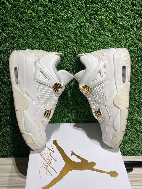 Jordan 4 Retro Metallic Gold (Women's) Sz 5M