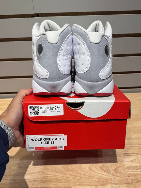 Jordan 13 Retro Wolf Grey Sz 13