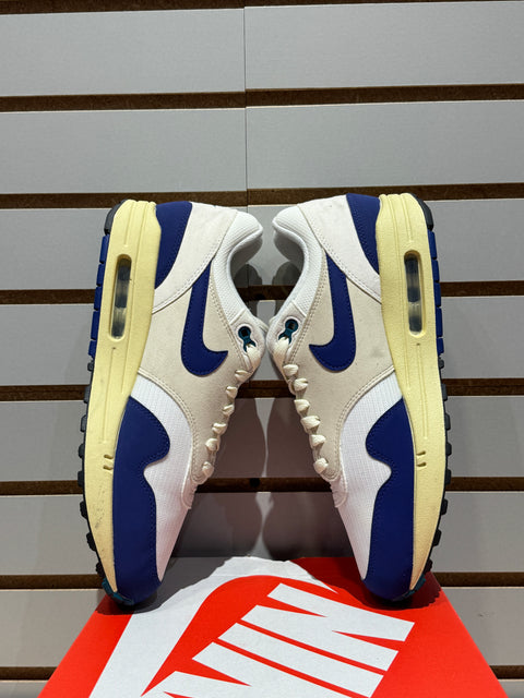 Nike Air Max 1 Athletic Department Deep Royal Blue Sz 9