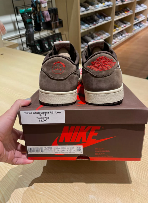 Jordan 1 Retro Low OG SP Travis Scott Mocha