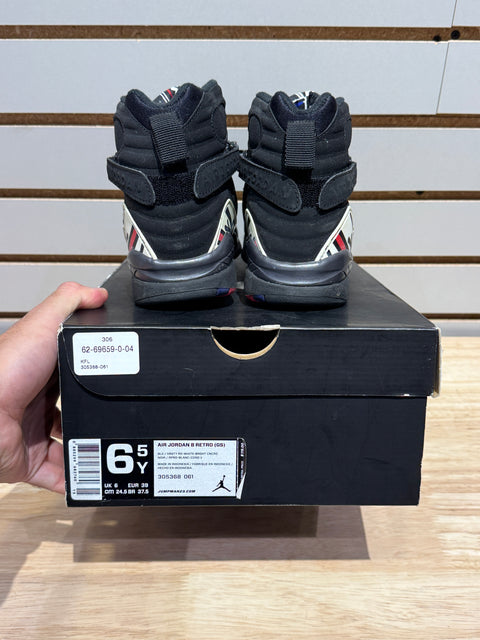 Jordan 8 Retro Playoffs (2013) (GS) Sz 6.5Y