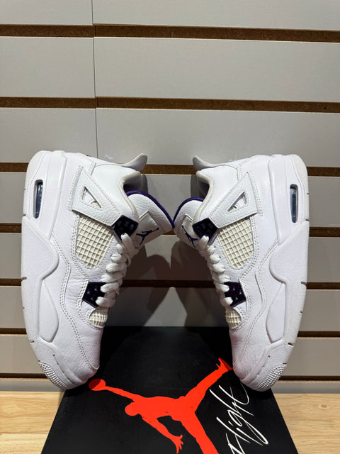Jordan 4 Retro Metallic Purple (GS) Sz 5Y)