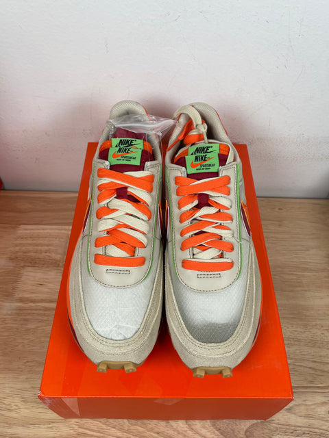 Nike LD Waffle sacai CLOT Kiss of Death Net Orange Blaze