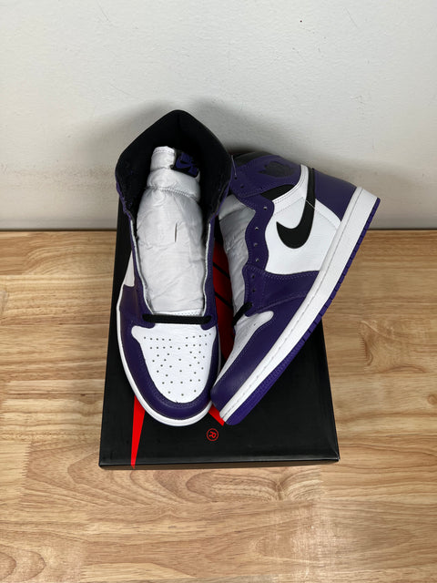DS Court Purple 2.0 Air Jordan 1 High (Multiple Sizes)