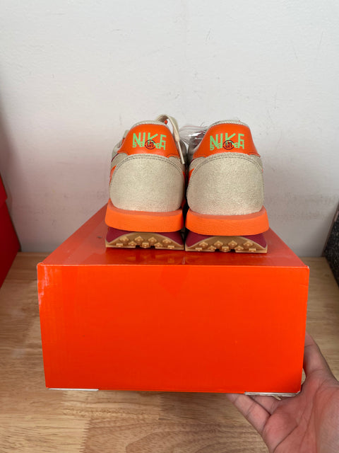 Nike LD Waffle sacai CLOT Kiss of Death Net Orange Blaze