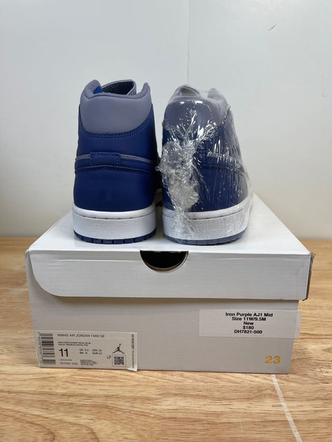 Jordan 1 Mid SE Iron Purple Deep Royal (W)