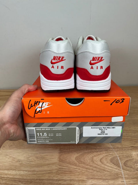 Nike Air Max 1 Anniversary Red (2017/2018 Restock Pair)