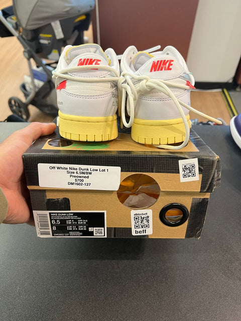 Nike Dunk Low Off-White Lot 1