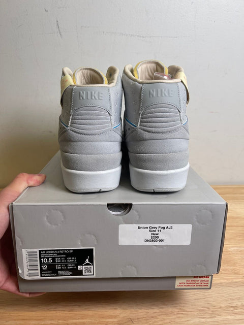 Jordan 2 Retro SP Union Grey Fog