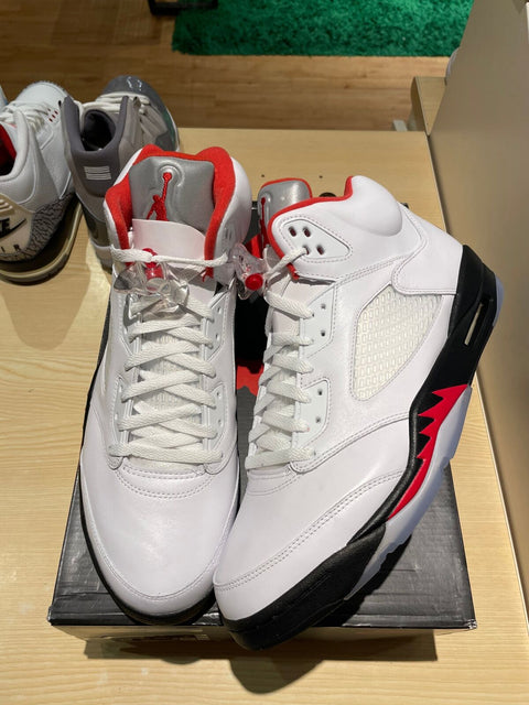 Jordan 5 Retro Fire Red Silver Tongue (2020)