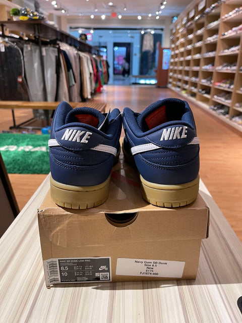 Nike SB Dunk Low Navy Black Gum