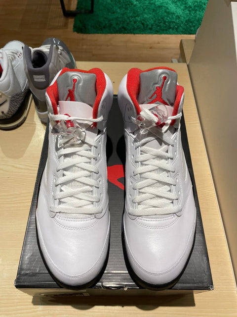 Jordan 5 Retro Fire Red Silver Tongue (2020)