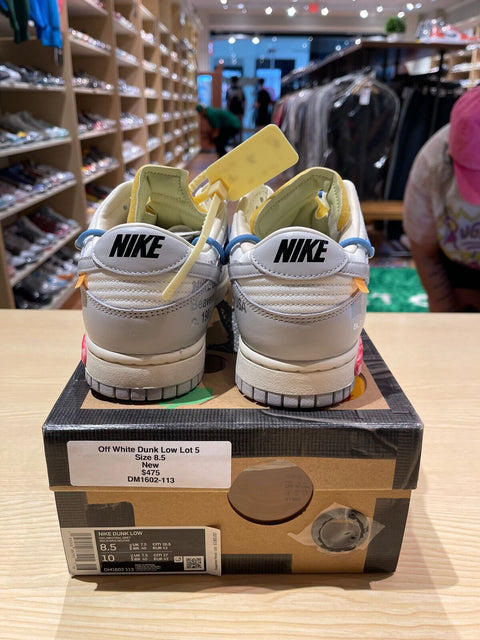 Nike Dunk Low Off-White Lot 5