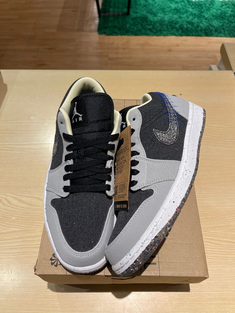 Jordan 1 Low SE Crater Black Grey