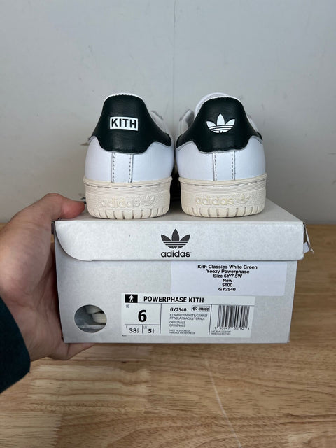 adidas Yeezy Powerphase Kith Classics White Green