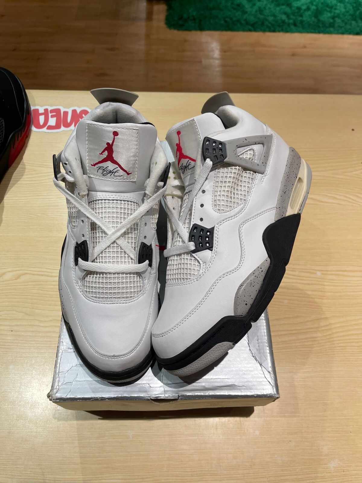 Jordan 4 Retro White Cement 1999 Sneak City