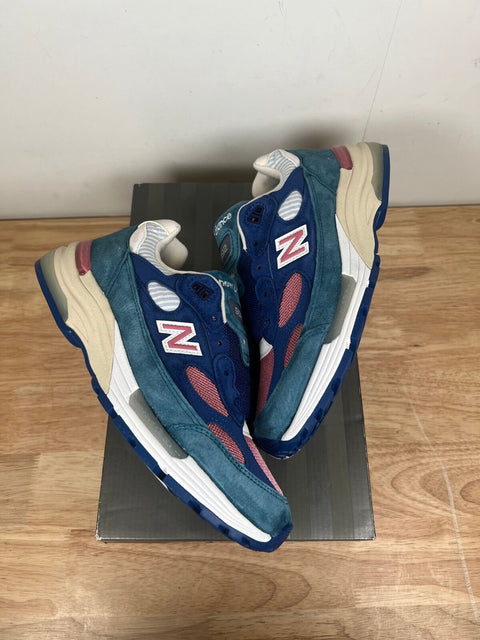 New Balance 992 Blue Teal Rose