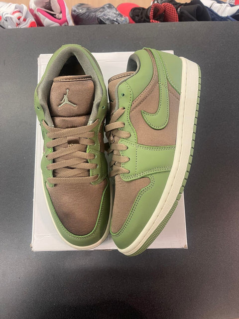 Jordan 1 Low SE Brown Kelp Sky J Light Olive (Women's)