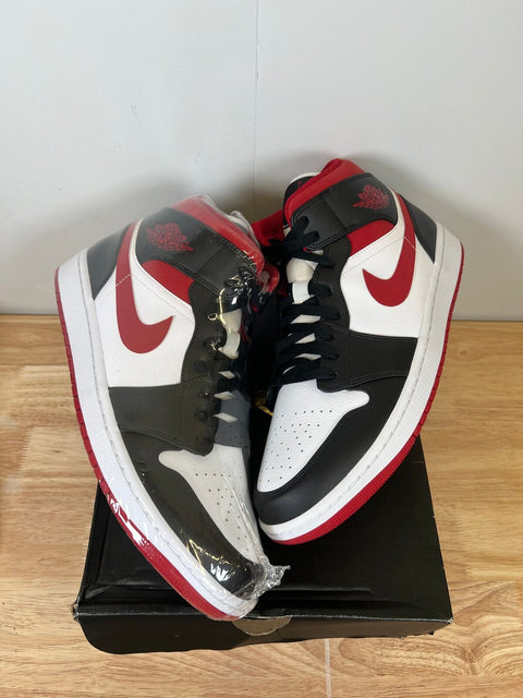 Jordan 1 Mid Gym Red Black White