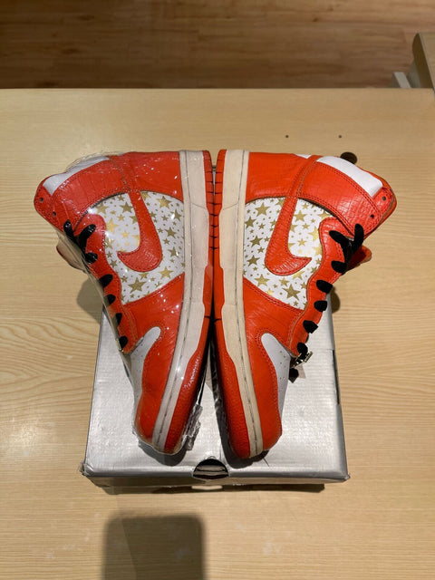 Nike Dunk High Pro SB Supreme Orange Stars