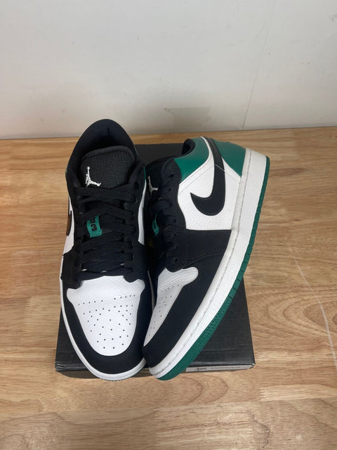 Jordan 1 Low White Black Mystic Green