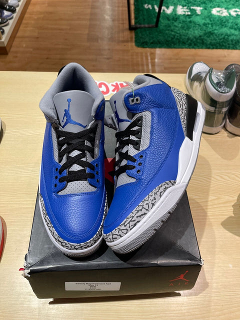 Jordan 3 Retro Varsity Royal Cement