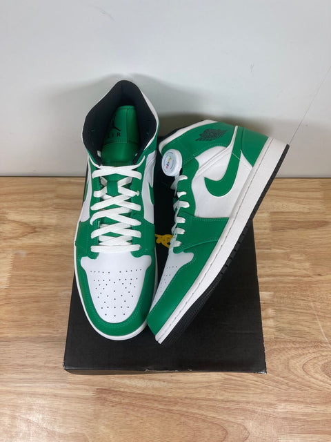 Jordan 1 Mid Lucky Green