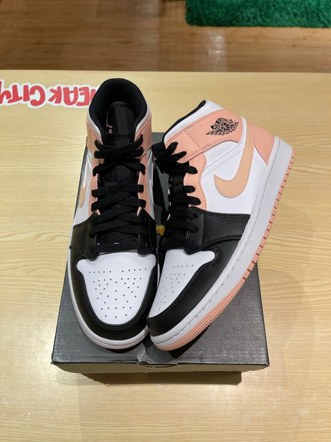 Jordan 1 Mid Arctic Orange Black Toe