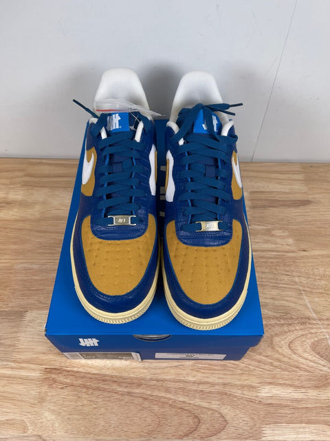 Nike Air Force 1 Low SP Undefeated 5 On It Blue Yellow Croc