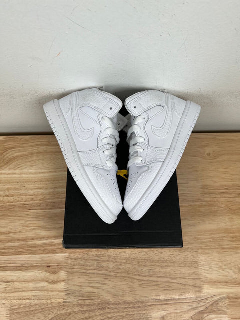 Jordan 1 Mid Triple White (2022)