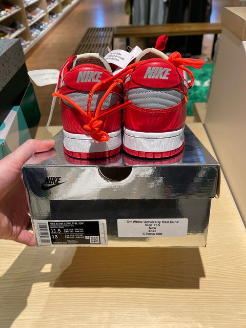 Nike Dunk Low Off-White University Red