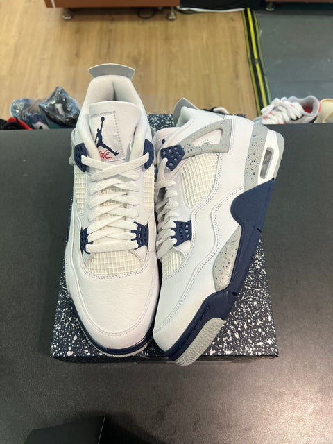 Jordan 4 Retro White Midnight Navy