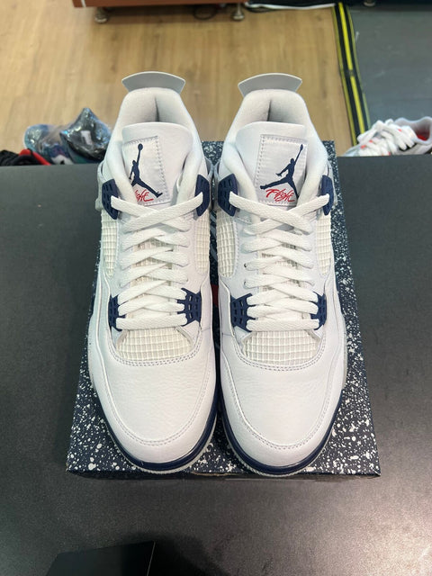 Jordan 4 Retro White Midnight Navy