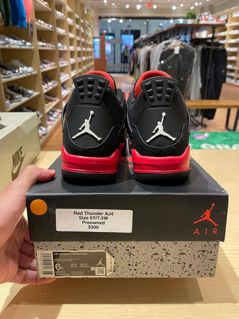 Jordan 4 Retro Red Thunder (GS)