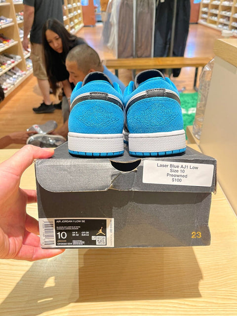 Jordan 1 Low Laser Blue