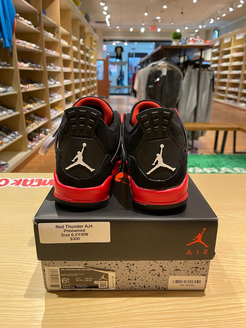 Jordan 4 Retro Red Thunder (GS)