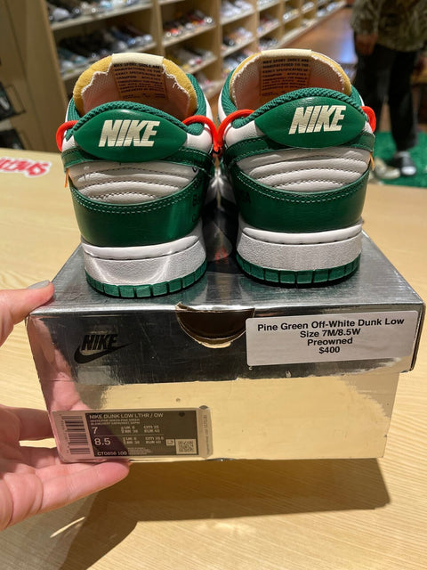 Nike Dunk Low Off-White Pine Green