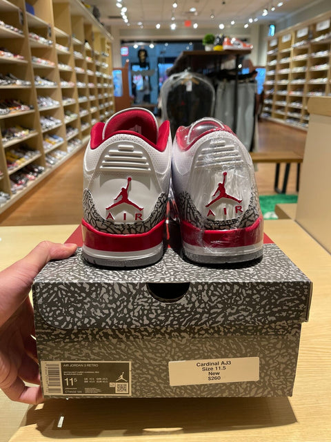 Jordan 3 Retro Cardinal Red