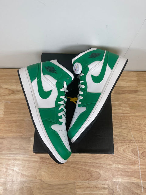 Jordan 1 Mid Lucky Green